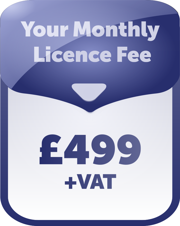 Monthly Licence Fee: £499+VAT
